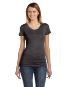 Ladies Triblend Short-Sleeve T-Shirt - cHAR BLK TRIBLND - S(D0102H7WJTX)