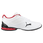 PUMA Men's TAZON 6 FM Cross Training Sneaker, Puma White-Puma Black-Puma Silver, 14