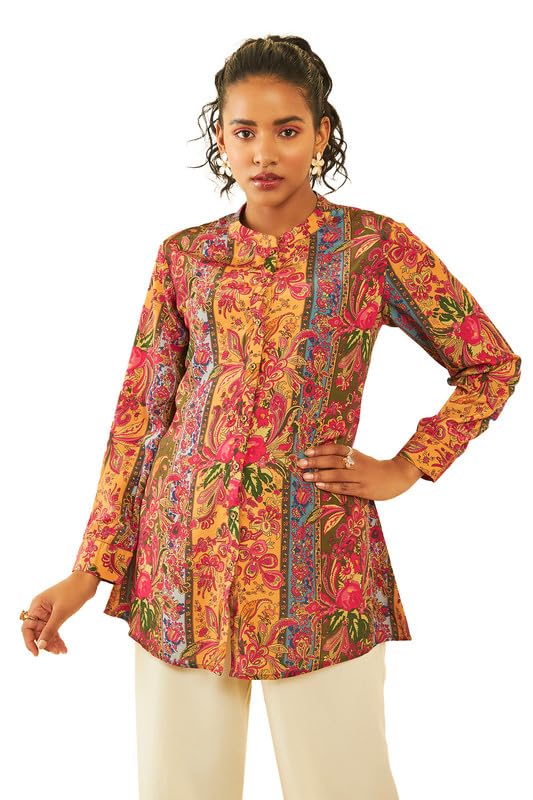 Soch Women Muslin Straight Blouse