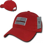 Relaxed Graphic Cap,Thin Red Line, Red