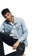 KOTTY Men Denim Full Sleeve Regular Winter Jacket