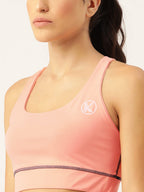 Kotty Womens High Waist Gym Wear Tracksuit Light Pink