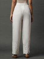 Aurelia WomenS Straight Palazzos (24Fea60340_White