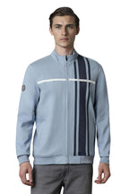 Louis Philippe MenS Cotton High Neck Regular Sweatshirt (Lystcrgp876529_Blue, Xl