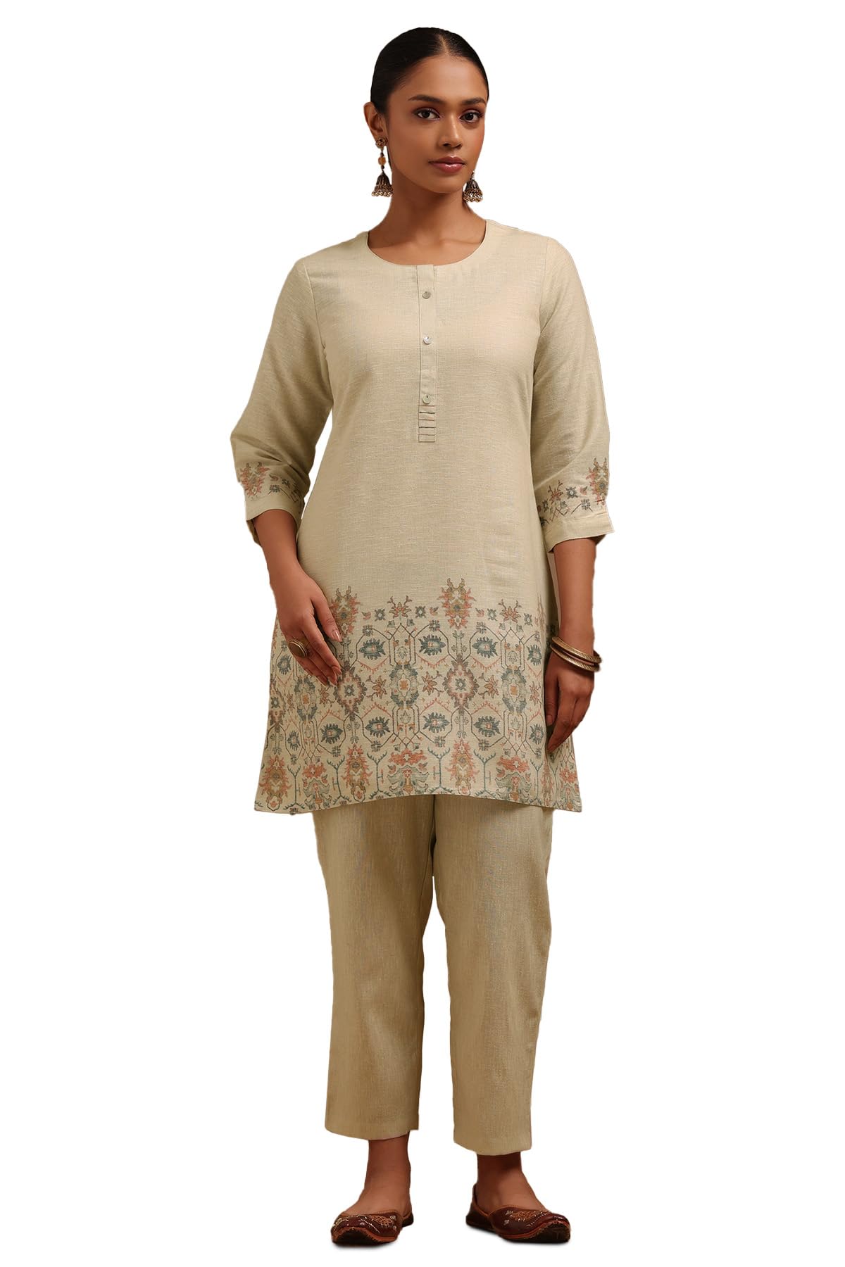 Soch Women Linen Ethnic Pant