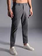 High Star MenS Regular Pants (Hsmwts2402_Ch_Charcoal
