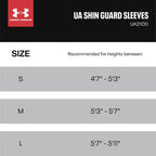 Under Armour UA Shin Guard Sleeves Black L