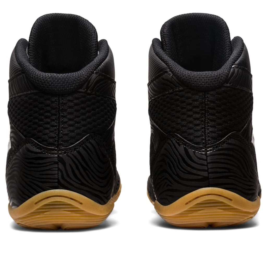 ASICS Men's Matflex 7 Wrestling Shoes, 11.5, Black/White