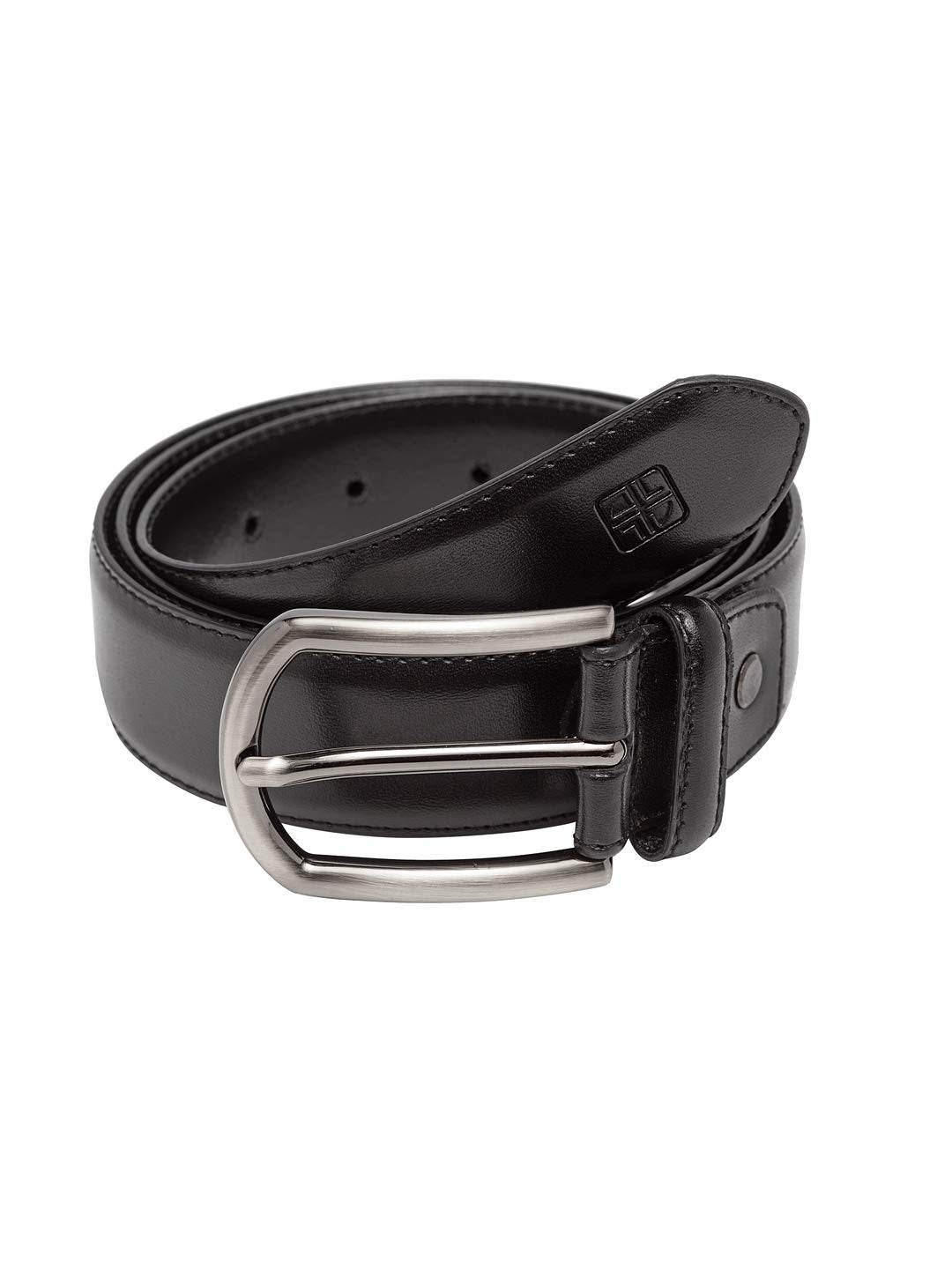 Carlton London MenS Belt Black 38 Inches (8906030256160) 38