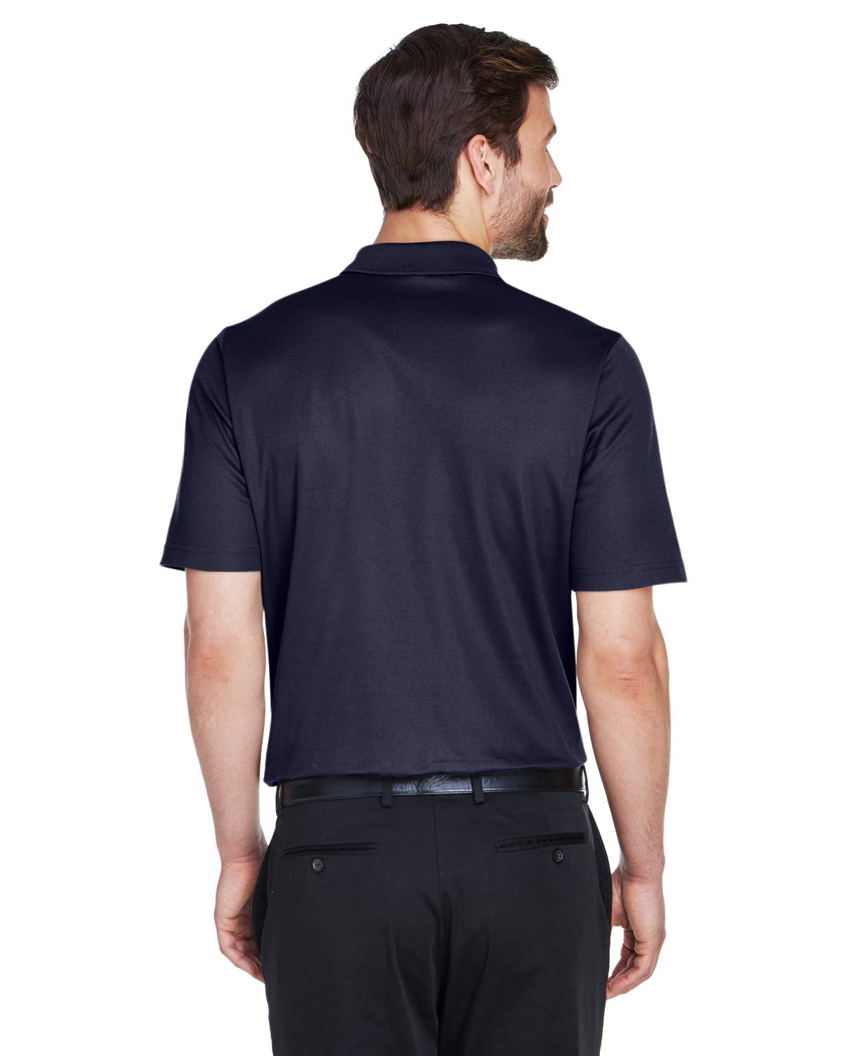 crownLux PerformanceMens Plaited Polo - gRAPHITE - 2XL(D0102H7NSD6)