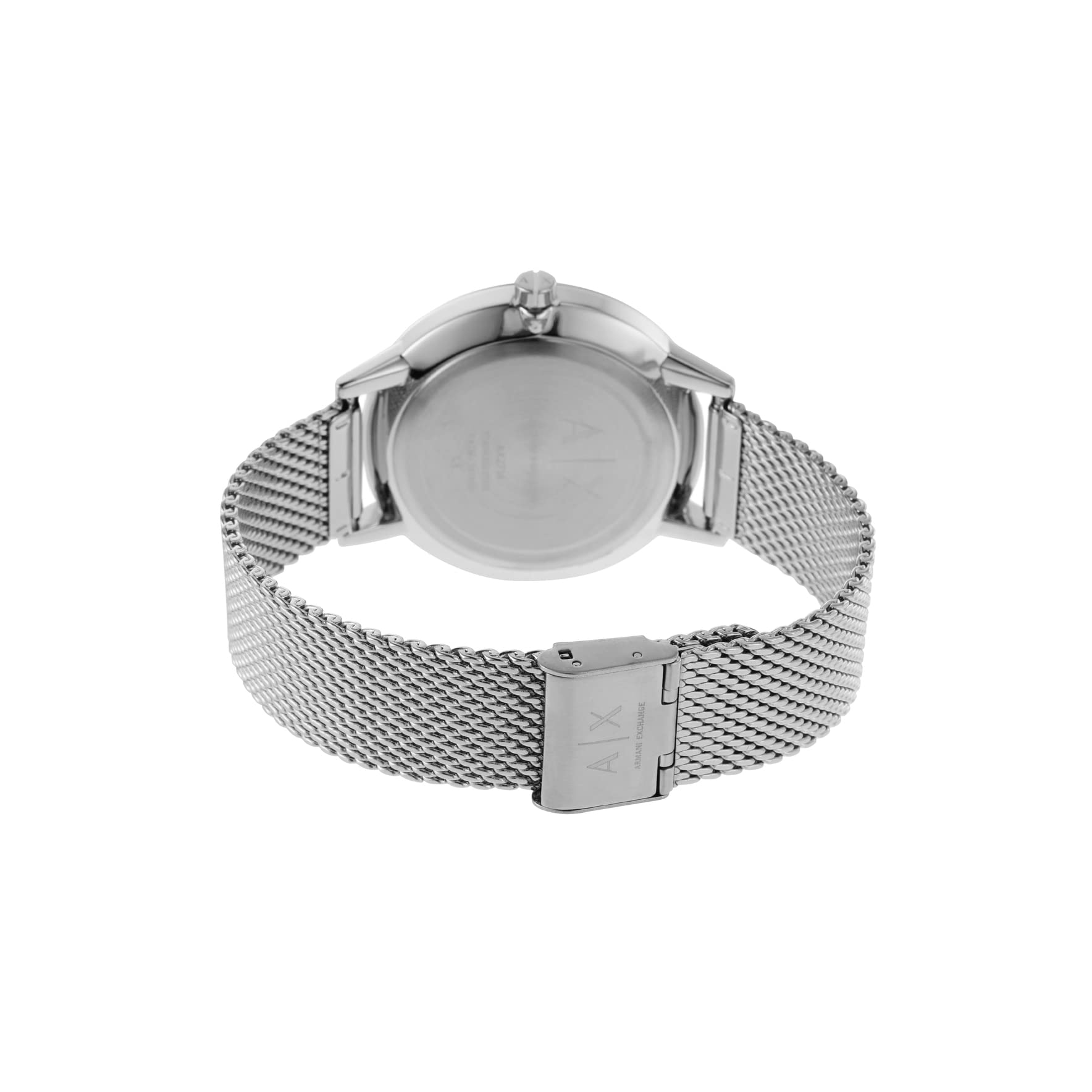 A|X ARMANI EXCHANGE Men's Multifunction Silver-Tone Stainless Steel Mesh Band Watch (Model: A|X2714)
