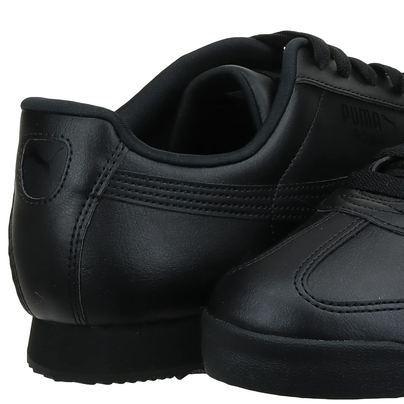PUMA Men's ROMA BASIC Sneaker, black-black, 11