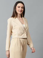 Kotty WomenS Solid Single Breasted Casual Blazer