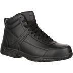 Genuine Grip 1021-7M Mens 6 in. Steel Toe Slip-Resistant Leather Work Boot  Black - Size 7