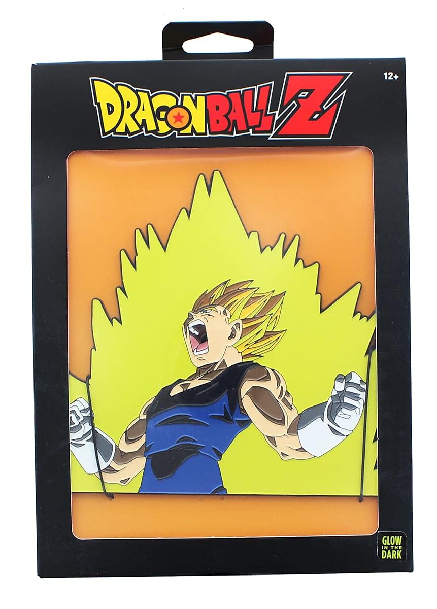 SalesOne LLC Dragon Ball Z 5.5 Inch Magnetic Pin | Super Saiyan Vegeta, Yellow