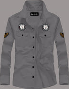 Kadiyu Double Pocket MenS Casual Shirt - Regular Fit, Solid Spread Collar, Versatile Everyday Wear, Comfortable And Stylish Desi