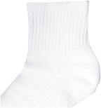 HUE womens Hue Women's Air Cushion Mini Crew Sport Socks, 3 Pair Pack casual socks, White, One Size US
