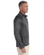 Mens Stretch Tech-Shell compass Quarter-Zip - DK gREY HEATHER - S(D0102H7Y7H2)
