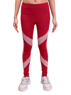 Rupa Colors Womens PLAYSURE Dry FIT Activewear Leggings | Stretchable Warp Knit Fabric | Breathable Mesh Self-Folding Waistband 
