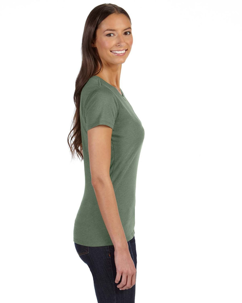 Ladies Blended Eco T-Shirt - cHARcOAL BLAcK - S(D0102H7ZQIT)