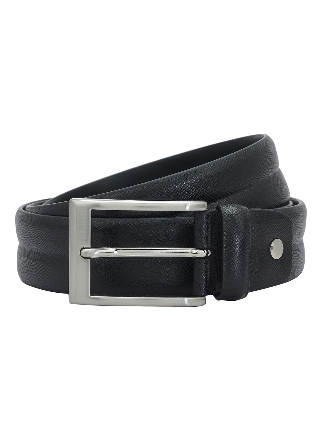 Da Milano NonReversible Leather Belt For Men  Black 38