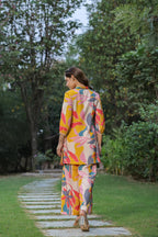 Leriya Fashion Women'S Rayon Floral Regular Western Co-Ord Set (Lf-W1936&Tr958_Yellow_2Xl)