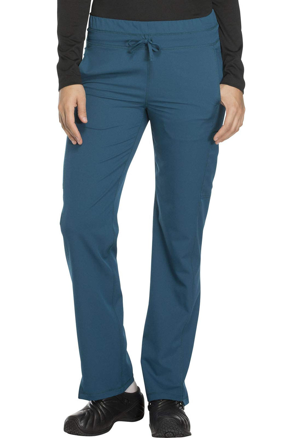 Dynamix Scrubs for Women, Drawstring Cargo Pants for Women Plus Size DK130, 5XL, Caribbean Blue