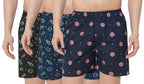 ANNI DESIGNER Mens Cotton Printed Boxer Shorts (Pack of 3) (ANL-BXR-PACK-3-AN-088_M_Multi_ Medium)