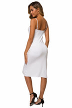 LB LIFEBEST Women's Full Slips Cami Long Spaghetti Strap Under Dress White