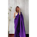 Shiv Textiles Womens Plain Pure Georgette Saree
