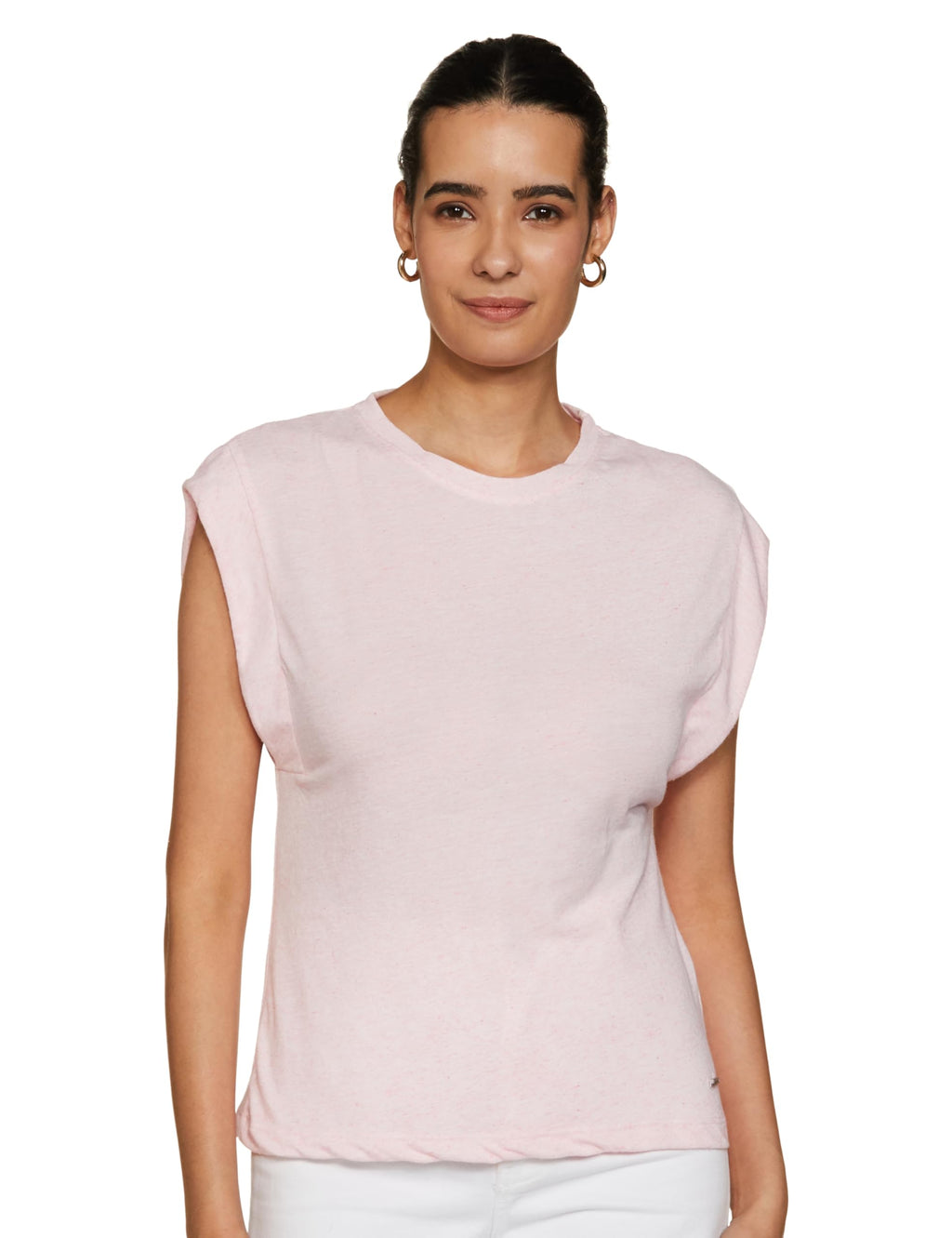 Pepe Jeans WomenS Regular Fit Solid T-Shirts