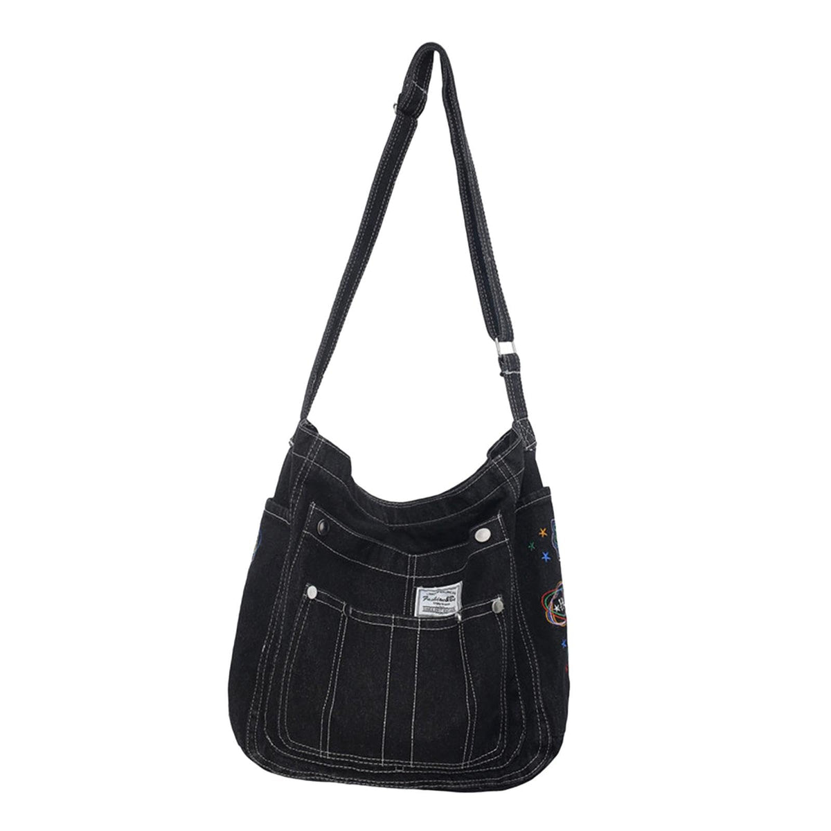 Enakshi Women Shoulder Fashion Stylish Zipper Tote For Travel Summer Outdoor Black|Clothing, Shoes & Accessories | Womens & S|W