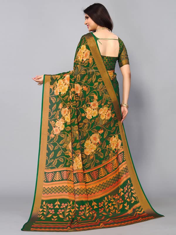 Satrani Womens Woven Brasso Saree