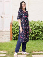 Pinkmint WomenS Crepe Printed Kurta Set Ethnic Wear Women Kurta Set Comfortable Kurta Set For WomenS(Pack Of 3)