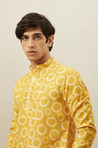 Manyavar MenS Short Kurta, Full Sleeves Mandarin Collar Ethnic Waist Length Kurta Only, Kurta For Festival, Wedding, Blended Vi