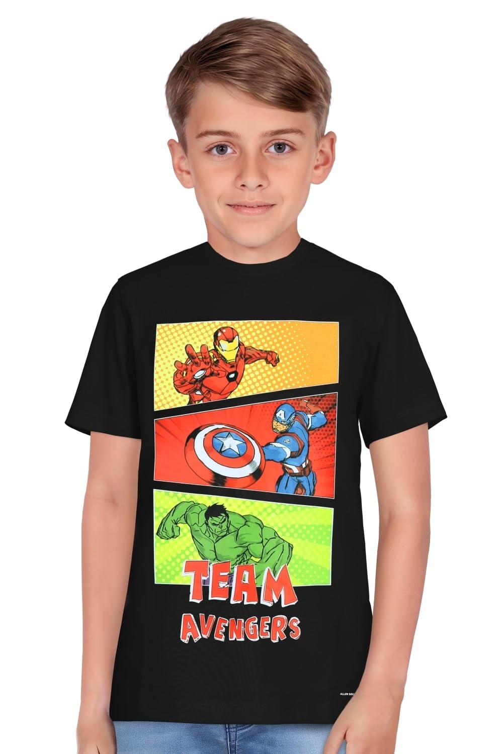 Allen Solly Boys Printed Marvel T-Shirt