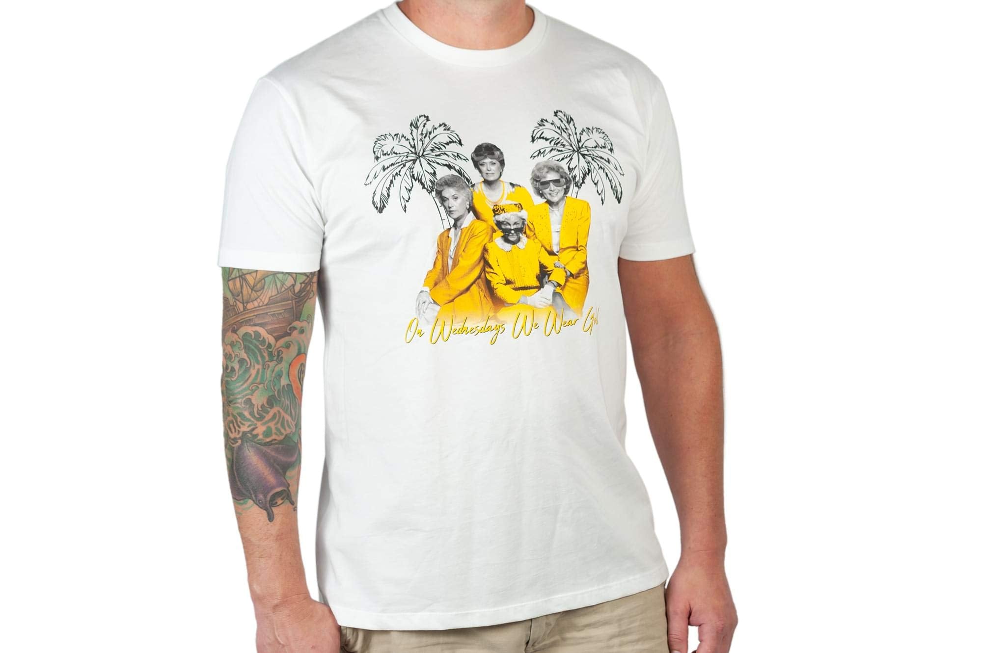 The Golden Girls 'On Wednesdays We Wear Gold' Men's T-Shirt | Large