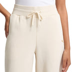 PUMA Women's Fleece Sweat Pants for Women's Straight Legs Winter Sweatpants (Tan, S)