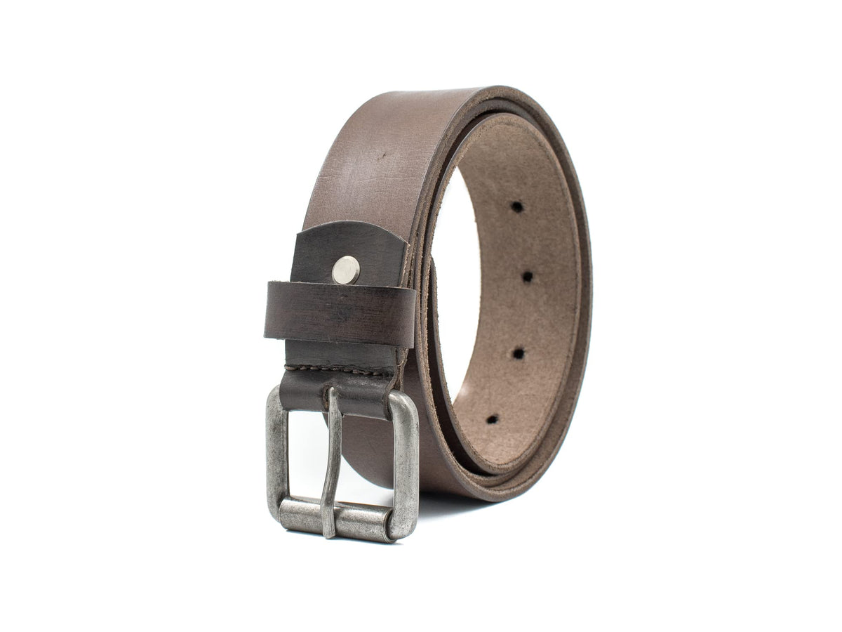 Zerezi Casual Genuine Leather Antique Finish Belt For Men (36, Dark Brown) 36