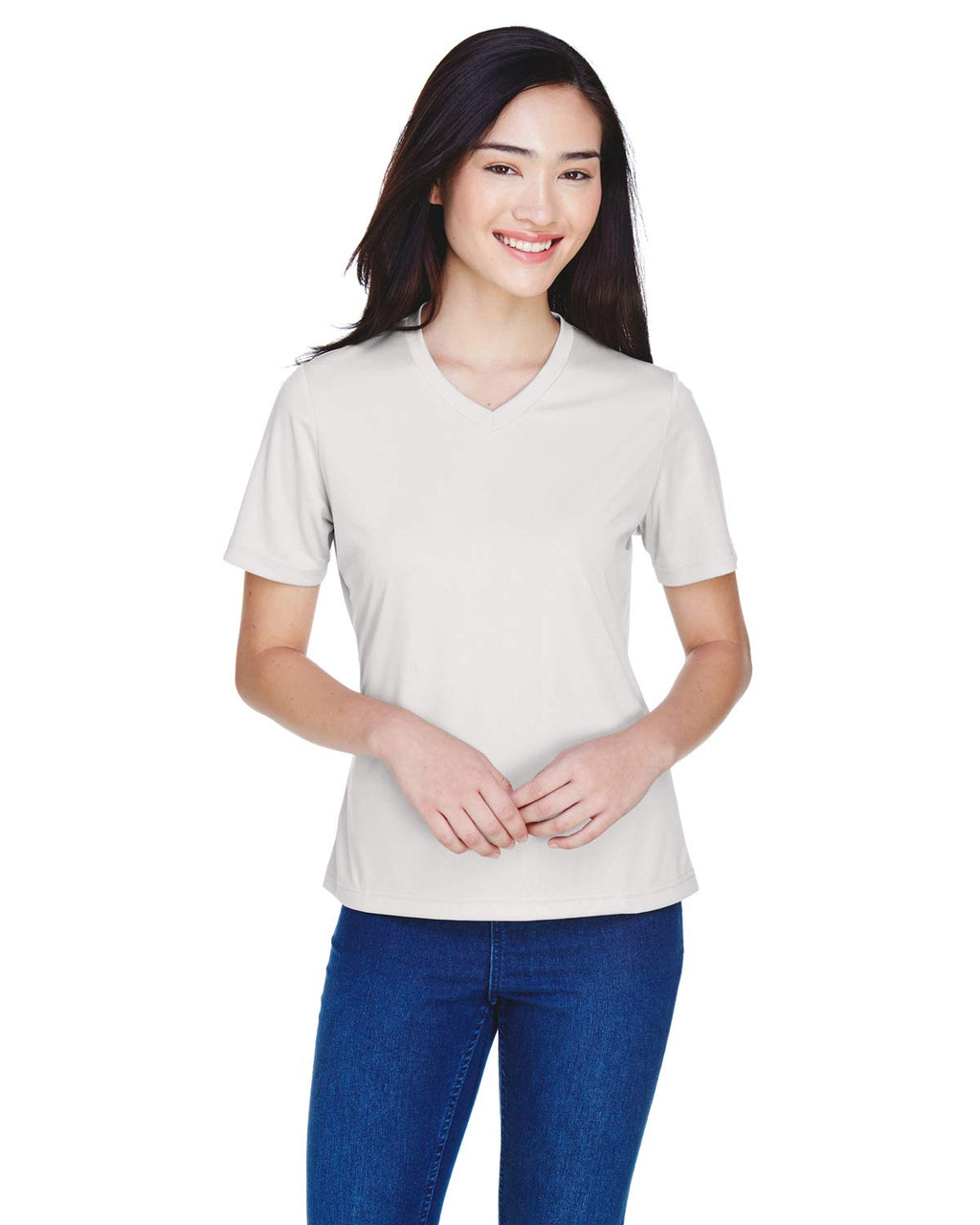 Ladies Zone Performance T-Shirt - WHITE - XS(D0102H7N10X)