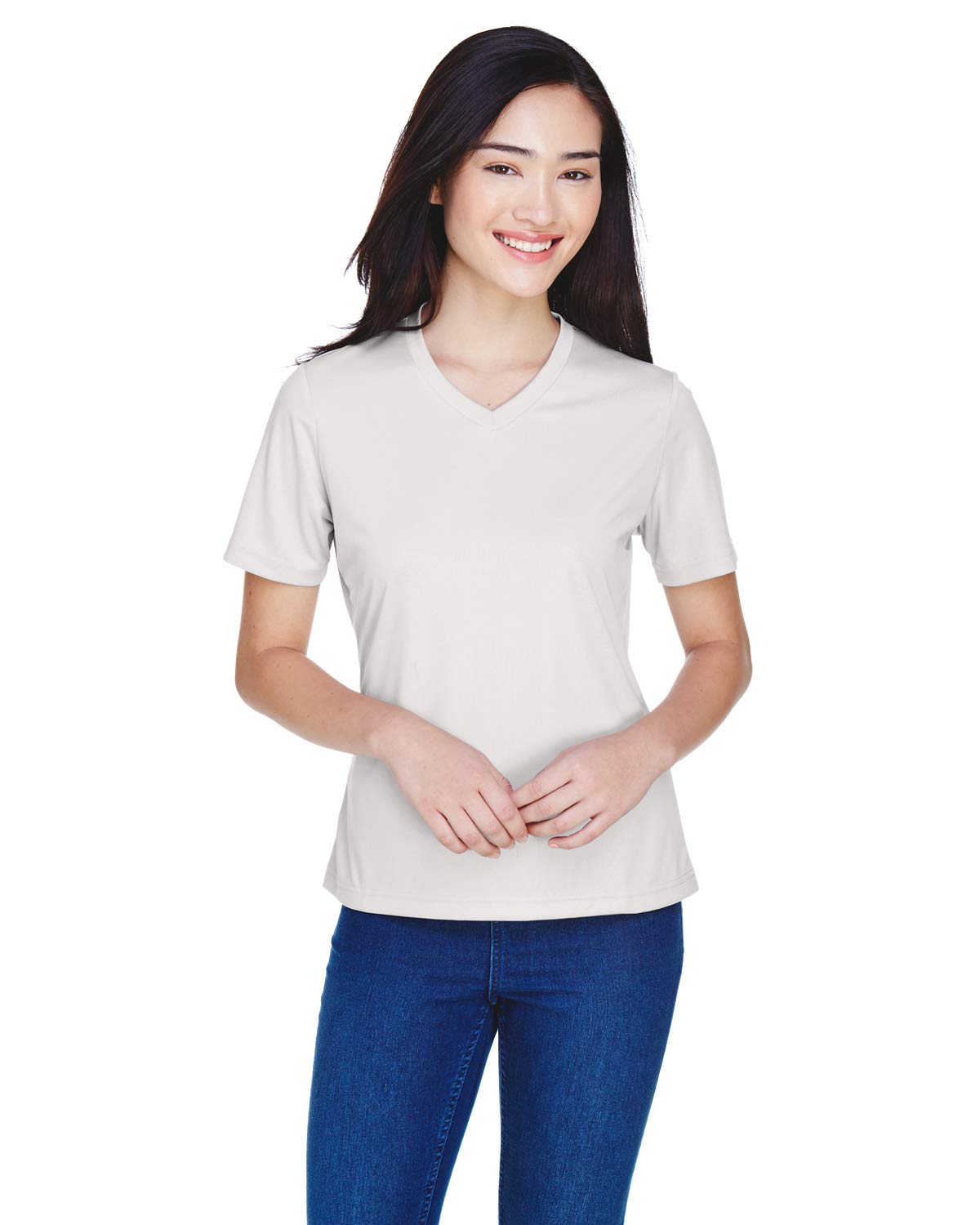 Ladies Zone Performance T-Shirt - WHITE - XS(D0102H7N1gP)
