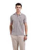 The Indian Garage Co Mens Regular Fit Textured Neck Half Sleeves Sweater