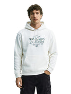 The Indian Garage Co Mens Relaxed Fit Long Sleeves Hooded Varsity Hoodie