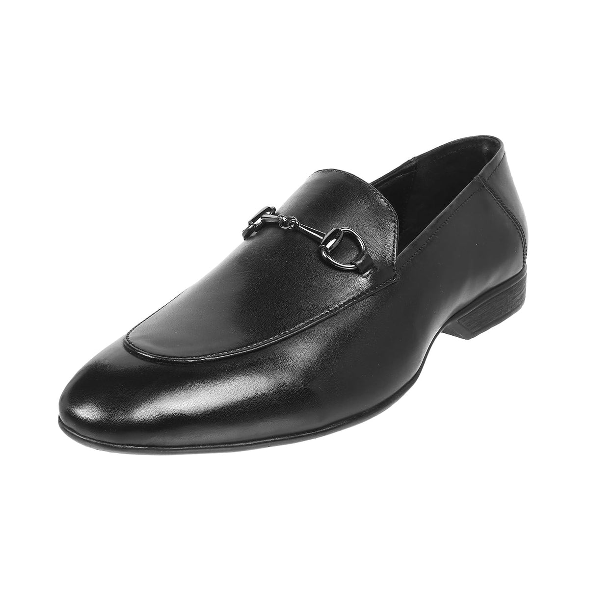 Metro Men Black Formal Leather Flat Shoes UK/9 Eu/43 (1935) 9-43