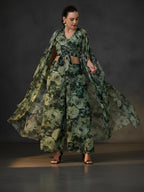 Libas Womens Printed Chiffon Co-Ord Set For Women
