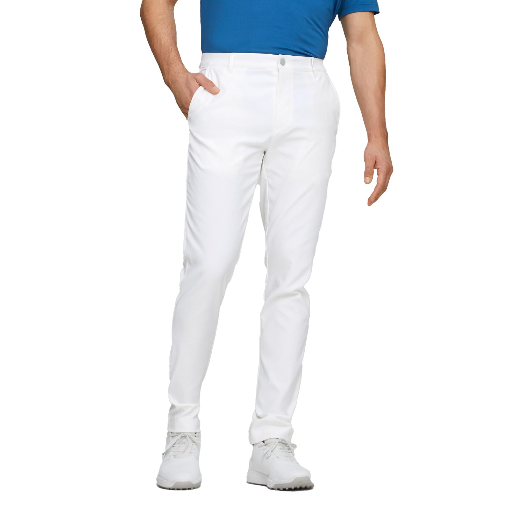 PUMA GOLF Dealer Tailored Pant, White Glow, 38/34