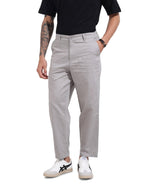 The Indian Garage Co Mens Mid-Rise Relaxed Fit Trousers Pants