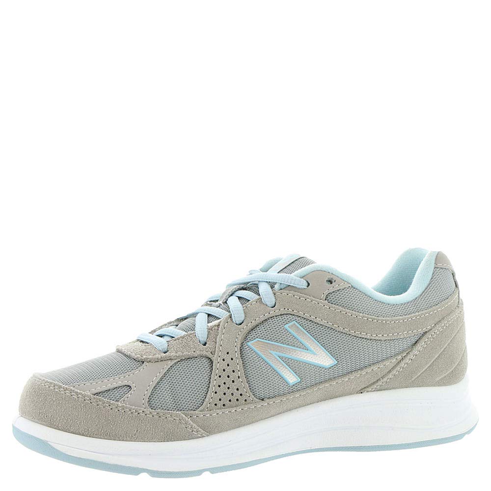 New Balance Women's 877 V1 Walking Shoe , Silver, 11 Narrow