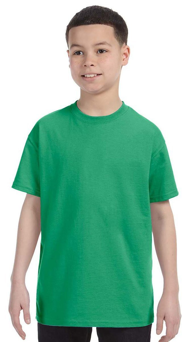 Youth DRI-POWER AcTIVE T-Shirt - IRISH gREEN HTHR - M(D0102HI3UI7)