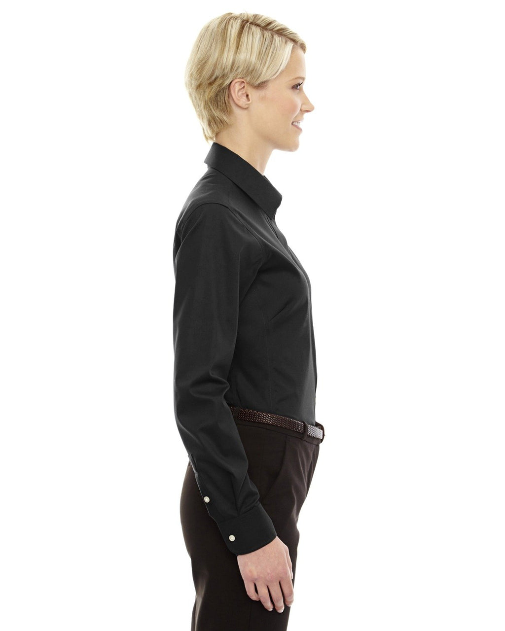 Ladies crown Woven collectionSolid Stretch Twill - BLAcK - XS(D0102H7NBV8)